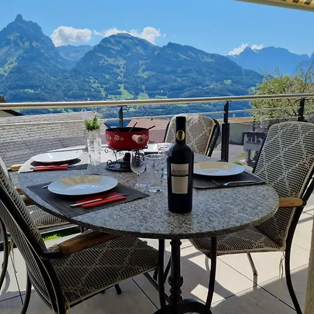 Panoramablick Apartman Amden